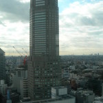 渋谷エクセルホテル東急　ア　ビエント　景色　眺め　渋谷セルリアンタワー