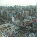 渋谷エクセルホテル東急　ア　ビエント　朝ごはん　景色　眺め