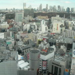 渋谷　早朝　景色　ビル　眺め