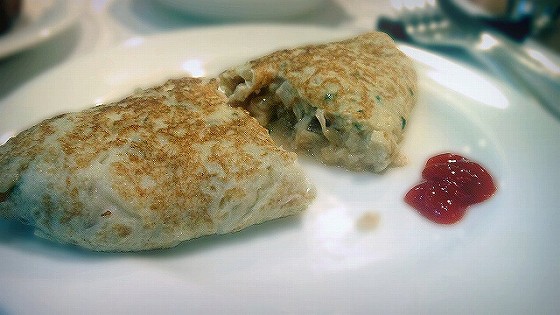 玄米卵のオムレツ