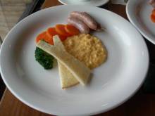 朝活 ホテルニューオータニ ガーデンラウンジ スクランブルエッグ