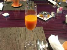 日本橋 朝活 マンダリンオリエンタル東京 朝食 スペシャルドリンク