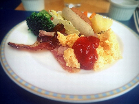 渋谷のホテルで朝食を
