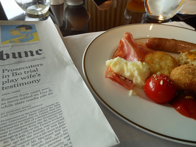 タワーズグリルの朝食