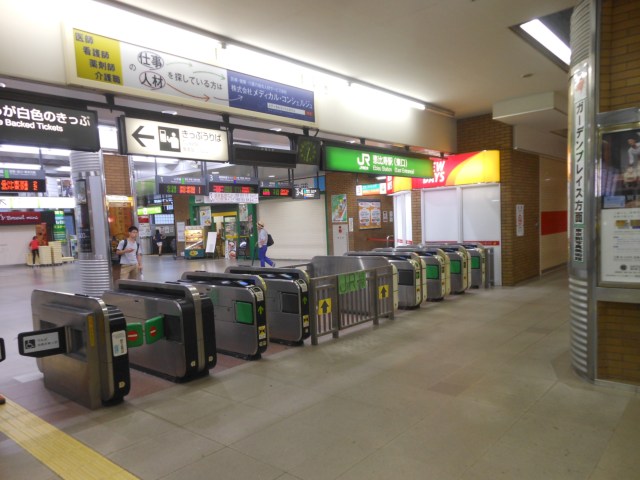 早朝の恵比寿駅