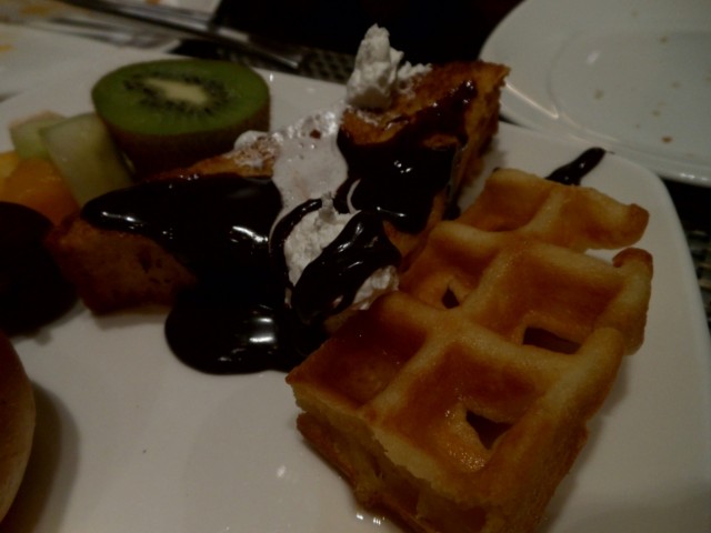 ワッフル　キウイ