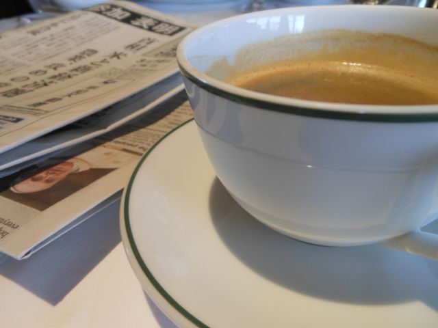 コーヒーと朝刊