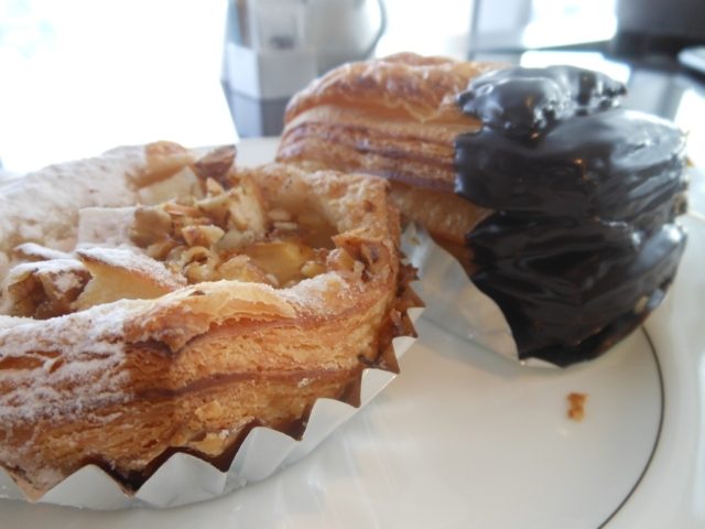 チョコレートとリンゴのデニッシュ