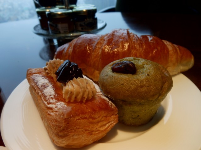 抹茶のマフィン