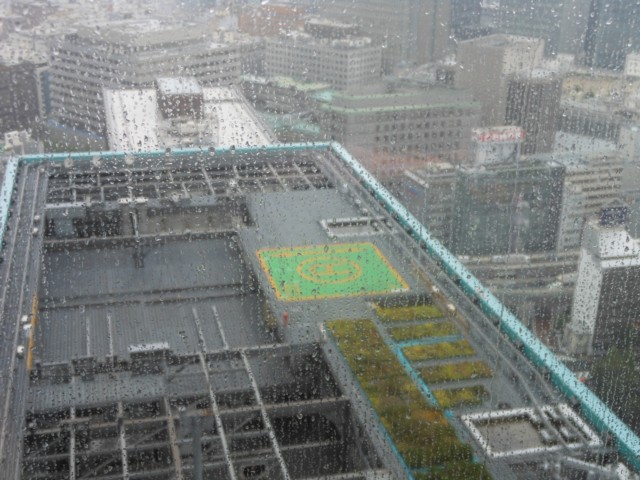 高層階からの眺め　シャングリ・ラ　ホテル東京