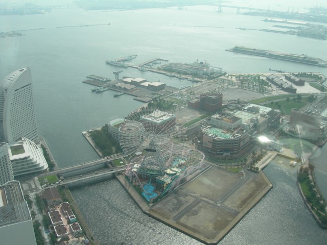 横浜ロイヤルパークホテルからの眺め