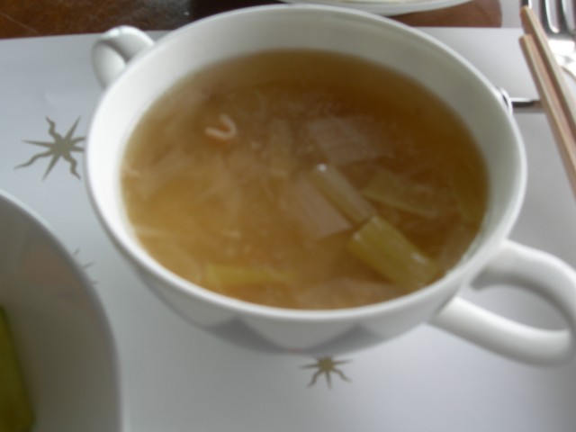 肉とタマネギのスープ